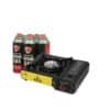 Majlis Portable Gas Stove + 4 Pcs Premium Butane Gas Cylinder